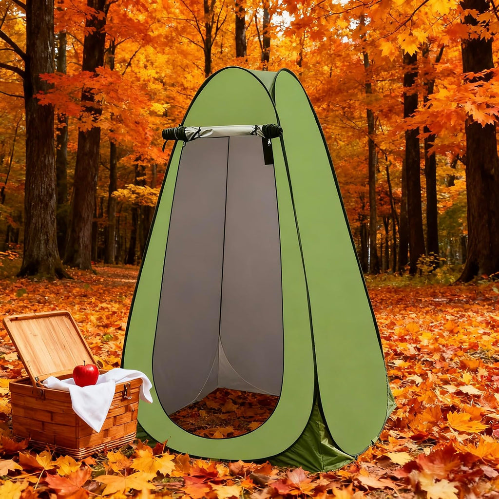Portable Privacy Changing Tent, Army Green, 72 x 36 x 39 inches, UV Resistant, Water Repellent, Fiberglass Frame