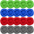 20 Pack Microfiber Windshield Pads for Car Window, 4 Colors