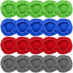 20 Pack Microfiber Windshield Pads for Car Window, 4 Colors