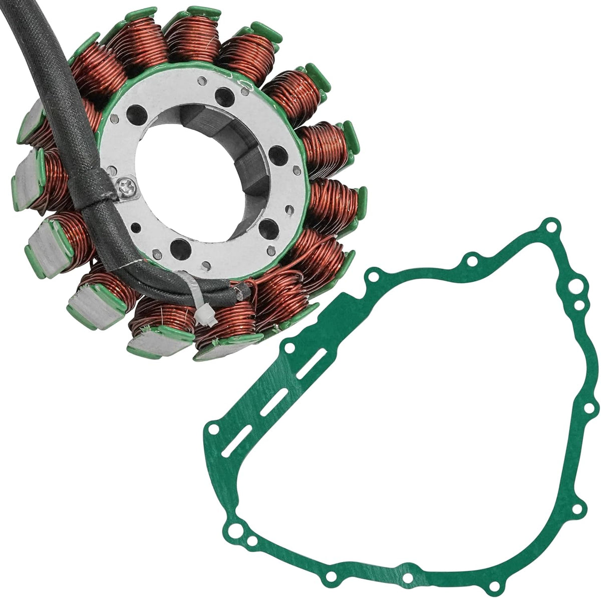 Caltric Stator and Gasket Compatible With Yamaha Grizzly 700 Yfm700Fg 4Wd Fi Eps 2007-2015