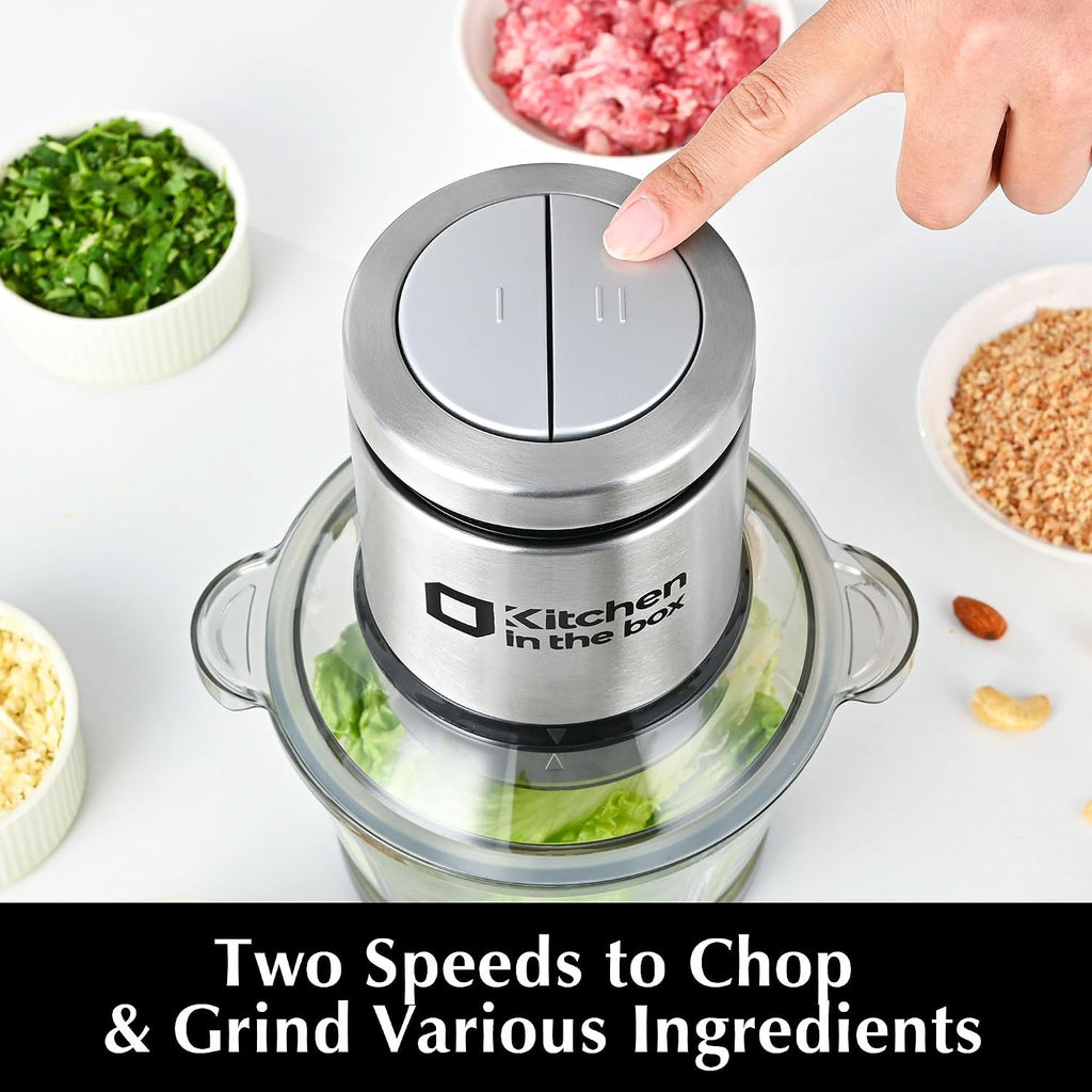 3cups Mini Food Processors,Small Meat Grinder & Food Chopper Electric