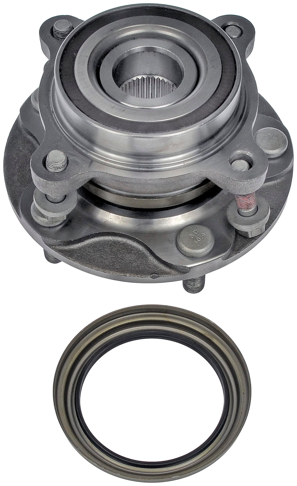 Dorman 950-002 Pre-Pressed Hub Assembly - Front Compatible with Select Toyota Models (OE FIX)