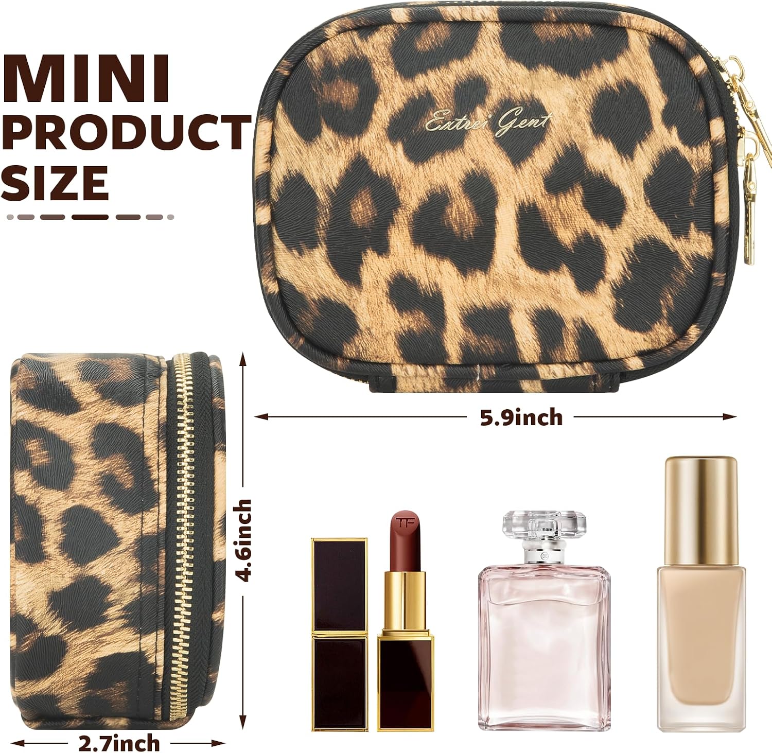 Small Makeup Bag Travel Train Case with Mirror and Light Mini Travel Makeup Train Case Cosmetic Organizer 3