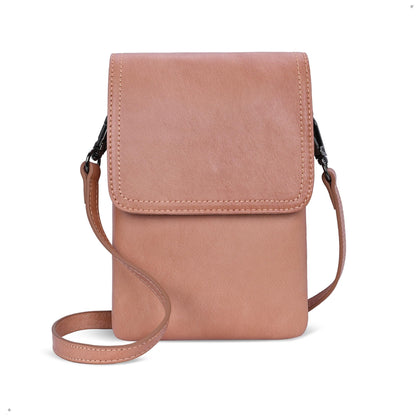 Pink RFID Crossbody Bag for Women Travel Essential Classic Style