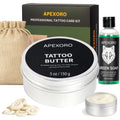 Tattoo Aftercare Kit – Full-Size 5oz Tattoo Butter, Vegan & Non-Greasy Balm for Tattoo Healing with Green Soap