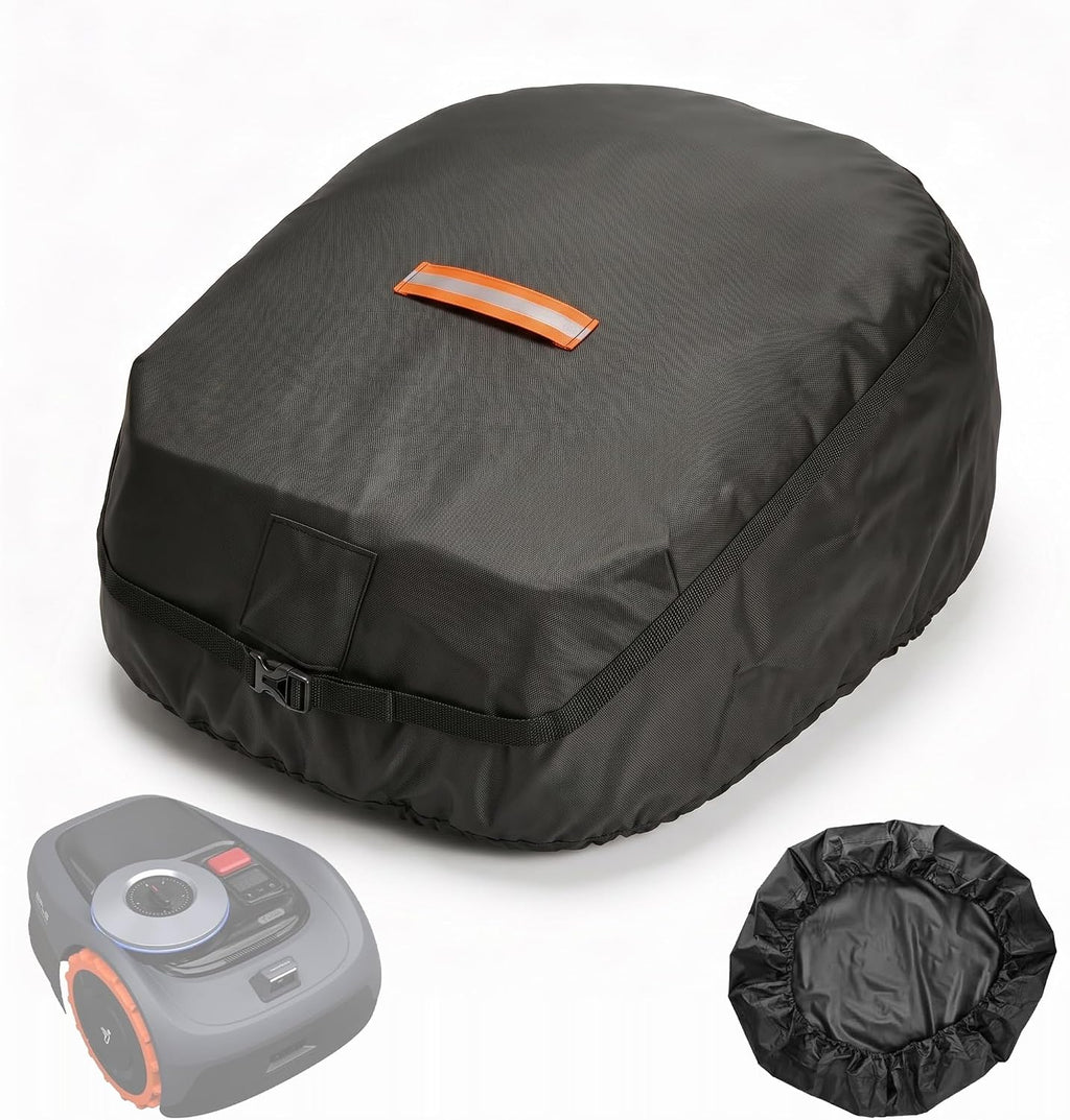 Robot Lawn Mower Cover Waterproof, 420D Heavy Duty Cover for Robotic Mowers | 420D waterproof fabric, backyard