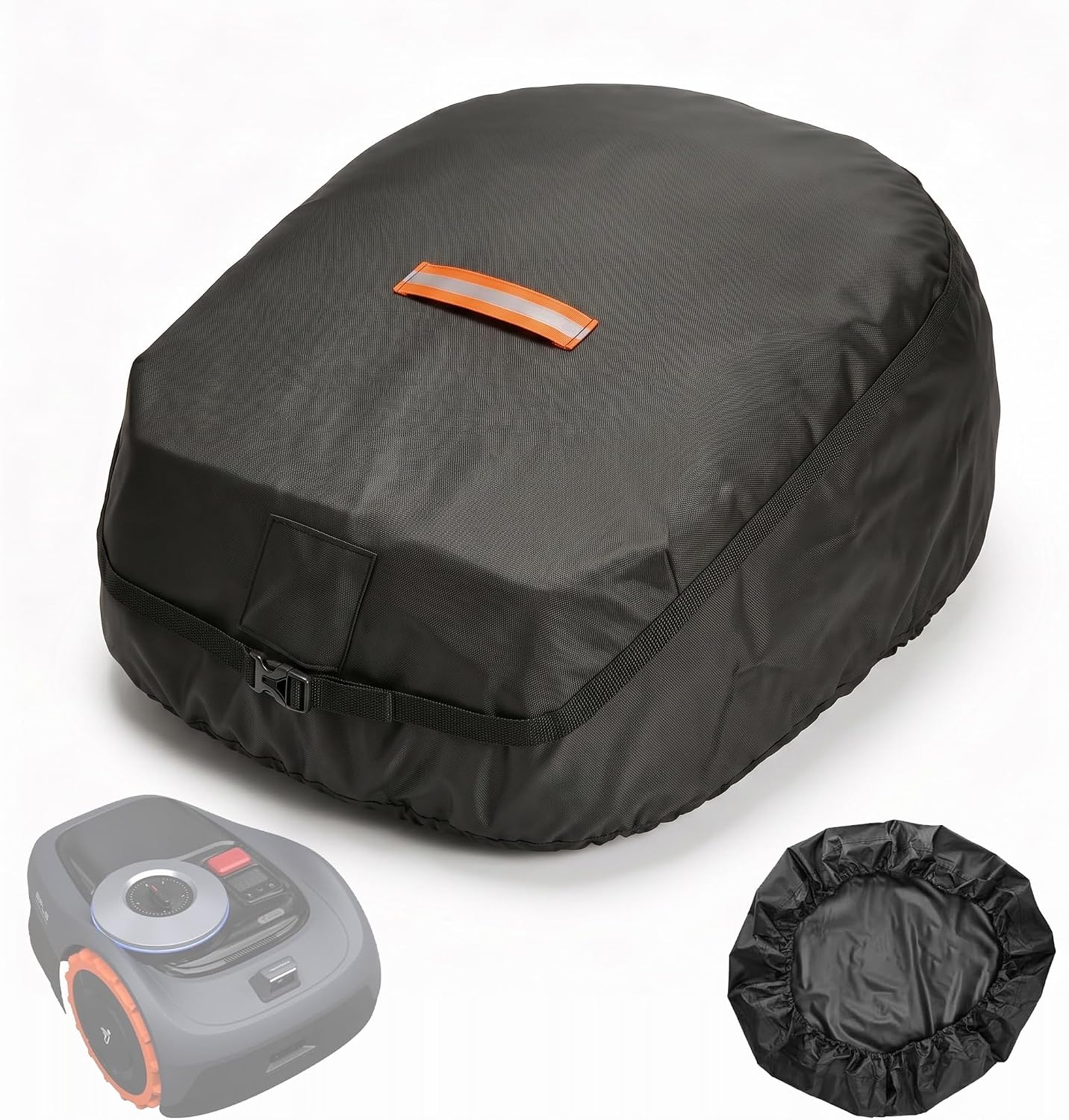 Robot Lawn Mower Cover Waterproof, 420D Heavy Duty Cover for Robotic Mowers | 420D waterproof fabric, backyard