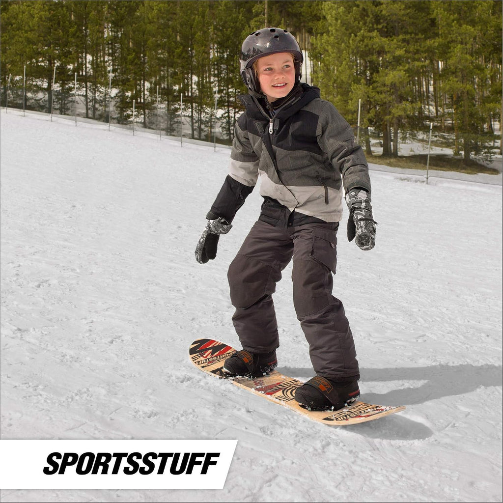 Wood Snowboards/Snow Sleds - Beginner Kids Winter Sports Accessories - 90cm-130cm Models