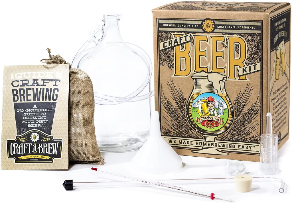 Oktoberfest Ale - Beer Making Kit - Make Your Own Craft Beer - Complete Equipment and Supplies - Starter Home Brewing