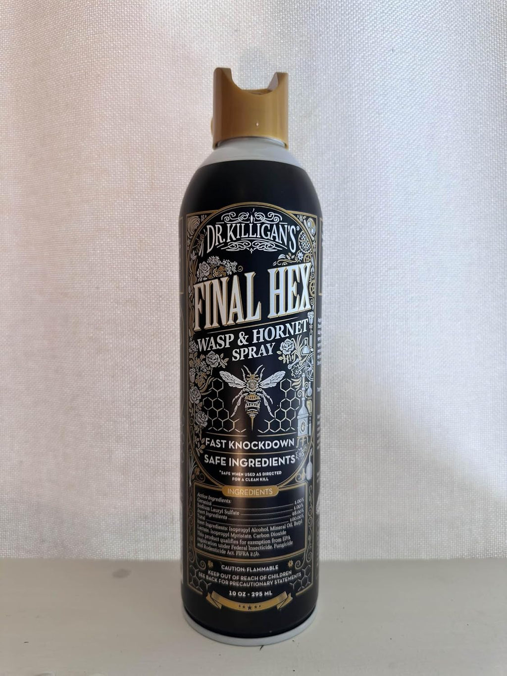 Final Hex Wasp and Hornet Spray - Aerosol Bug & Flying Insect Spray, Reaches up to 15 ft (10 oz) | Final Hex Hornet &