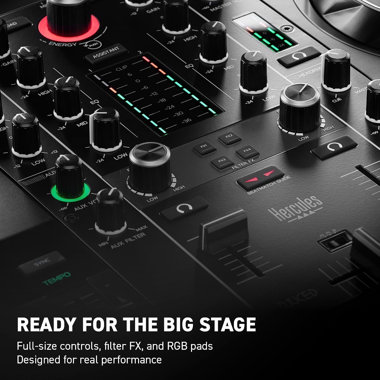 DJControl Inpulse 500: 2-deck USB DJ controller for Serato DJ and DJUCED (included)