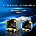 10GBase-T SFP+ to RJ45 Transceiver 10G Copper SFP Module Up to 30m