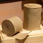 6 Inch Natural Burlap Ribbon 10 Yards