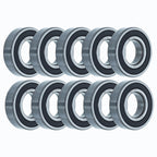 NICHE Wheel Bearing 6206-2RS 30x62x16mm Single Row Deep Groove 10 Pack