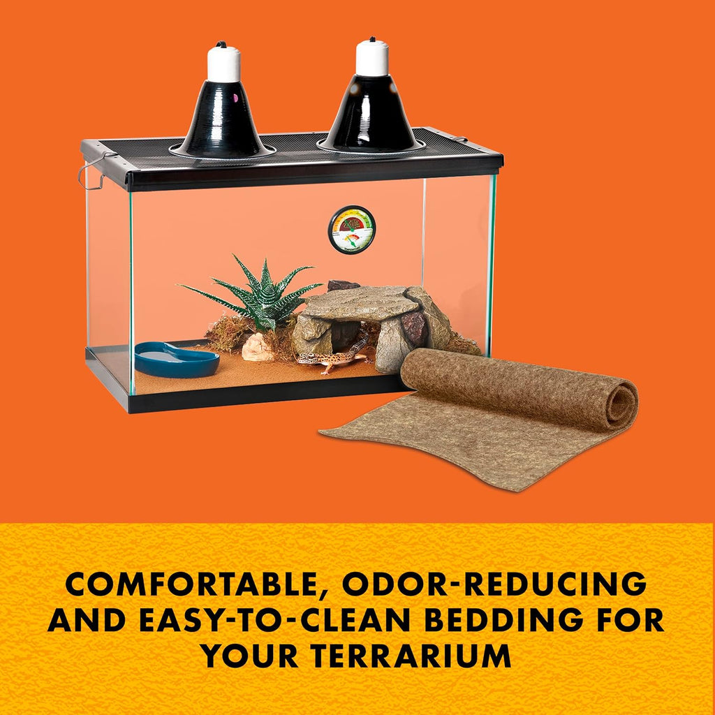Reptile Bedding Substrate Floor Liner, Brown, 20L/29G