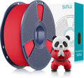 1KG PLA Matte 3D Printer Filament 1.75mm, Matte Red | Frosted Matte Finish Hides Layer Lines, Low Warp & Smooth