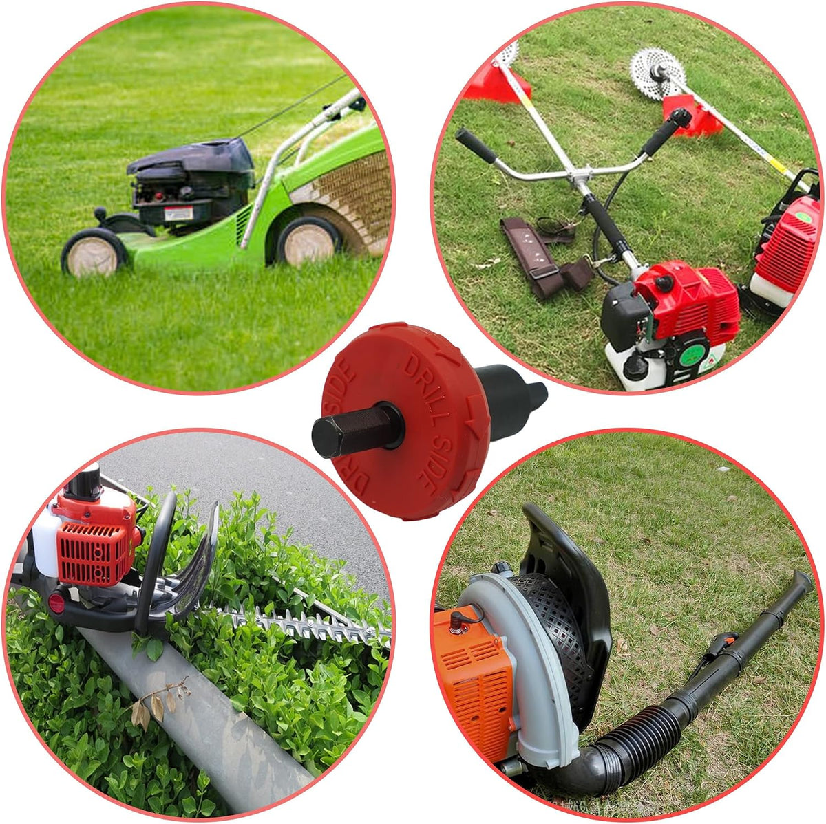 Jump Starter Tool Drill Adapter to start small engines electric starter for pull start engine Fit for Troy Bilt Craftsman Stihl Ryobi Trimmers Lawn Mowers Snow Blowers Chainsaws Handheld Equipment