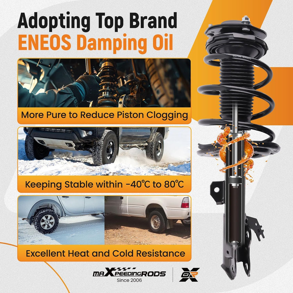 maXpeedingrods 2Pcs Front Struts for Toyota Camry 2012-2017 SE XSE 2.5L