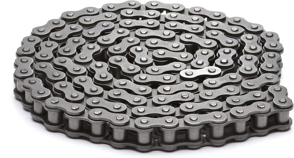 SpeeCo S06801#80 Roller Chain x 10 Feet with Connecting Link