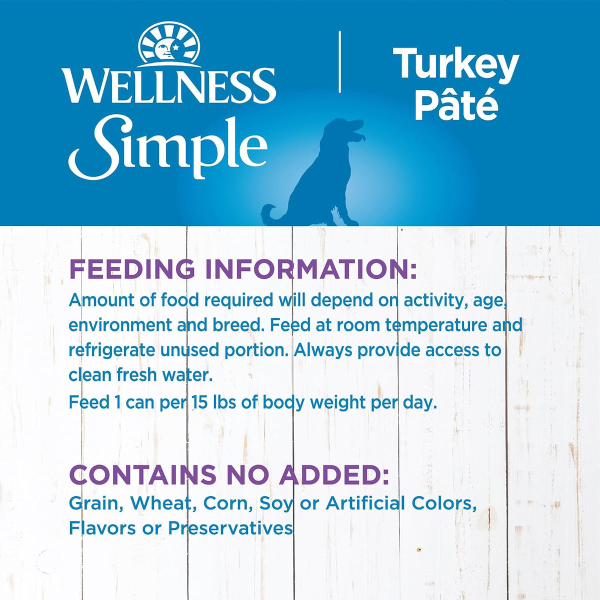 Simple Limited Ingredient Diet Adult Canned Wet Dog Food, Wholesome Grains, Natural, Turkey and Potato Recipe, 12.5
