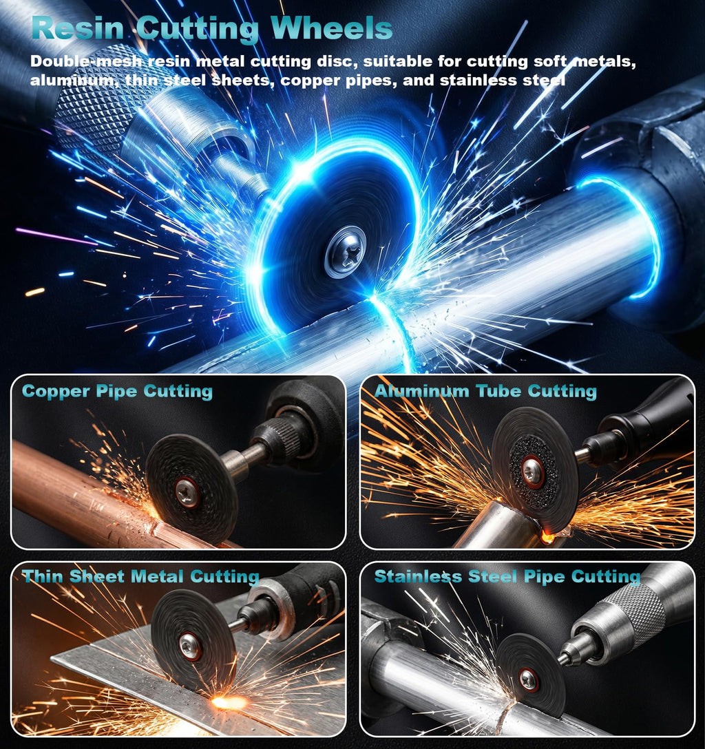 Cutting Wheel Set, 44Pcs Pro Cutting Wheels Kit for Dremel Cut Off Wheels