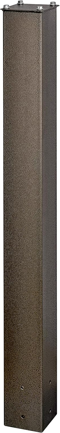 In-Ground Heavy Duty Steel Mailbox Post for Mail Boss Mailboxes | Rot-proof alternative to wood posts, powder-coated