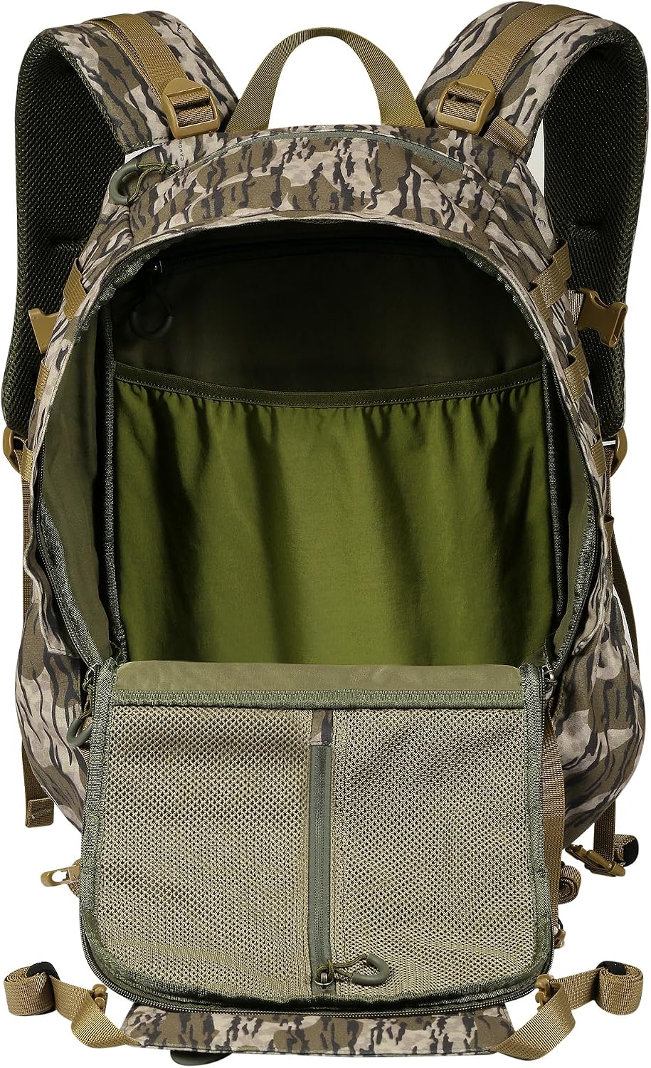 Saddle Hunting Backpack, Quiet Daypack for Hunting Sticks and Platform, Modular Design with Removable Waist Belt