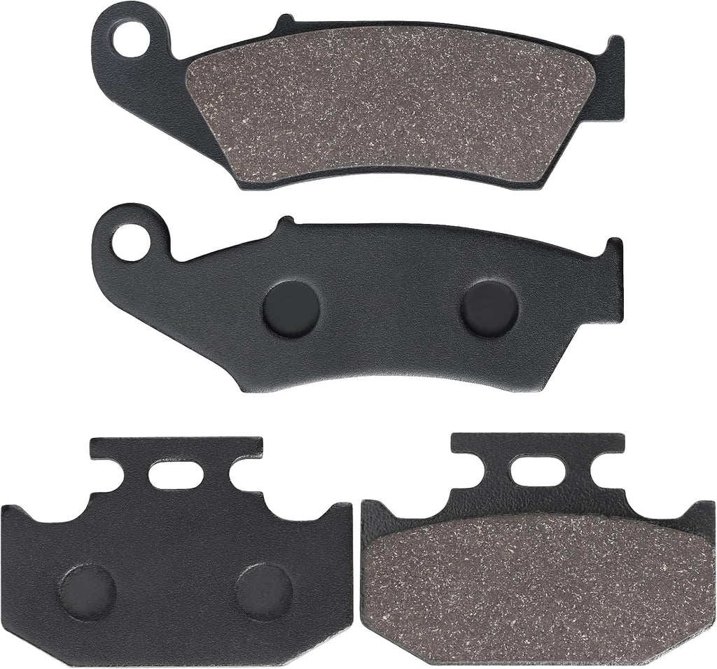 Front and Rear Brake Pads for Suzuki DR650 1996-2016 350 DR350 1997-1999 DRZ250 DR-Z250 2001-2007 RMX250 1996-1998 Kawasaki KDX200 1995-1999 KDX220R 1997-2006 KLX250 KLX650 1993-1997