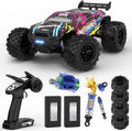 1:16 4WD Brushless rc Cars, 70+KM/H(Peak) High Speed Remote Car, RC Trucks 4X4 Offroad with 3000mAh Batteries, Boys