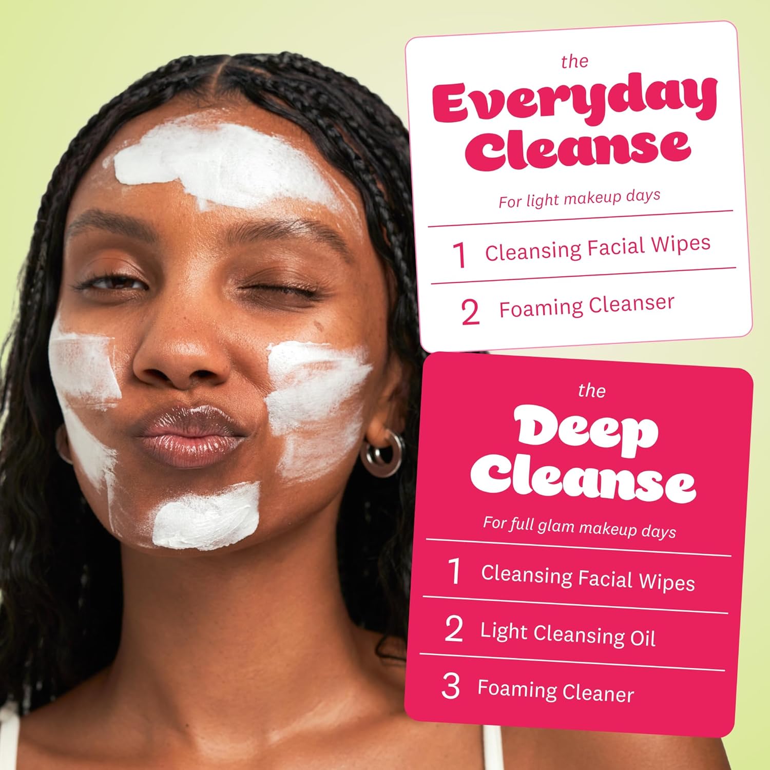 Rice Water Bright Foaming Cleanser, Hydrating Korean Face Wash with Ceramides, Deep Pore Cleansing, All Skin Types
