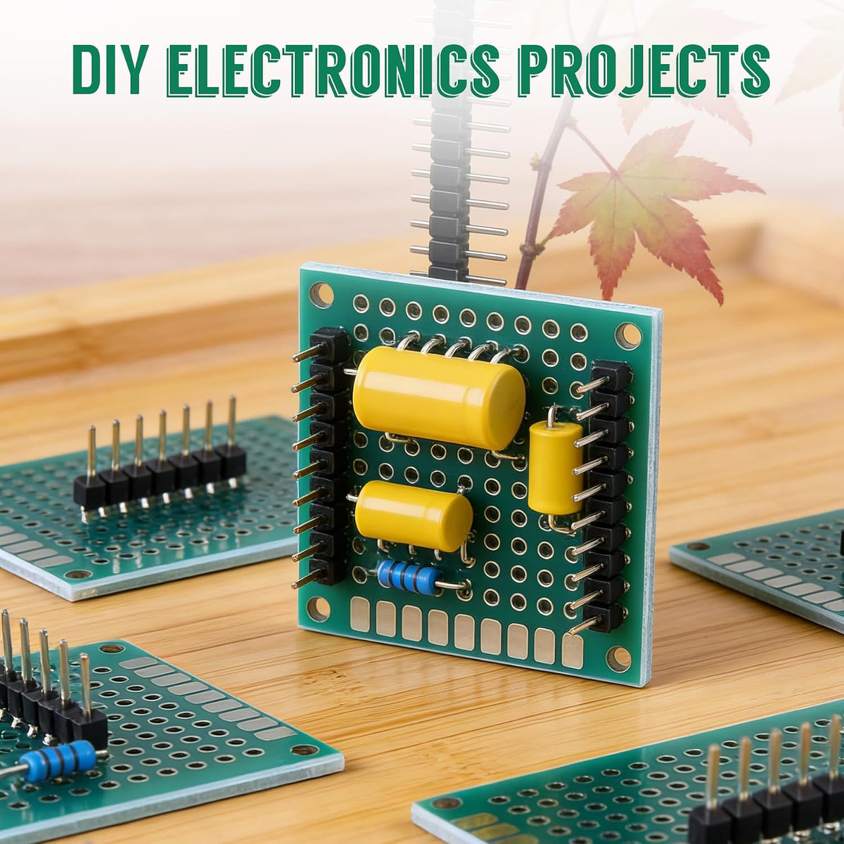 5 Pcs PCB Board, 8x12cm, Tinned Through Holes, Solder-able