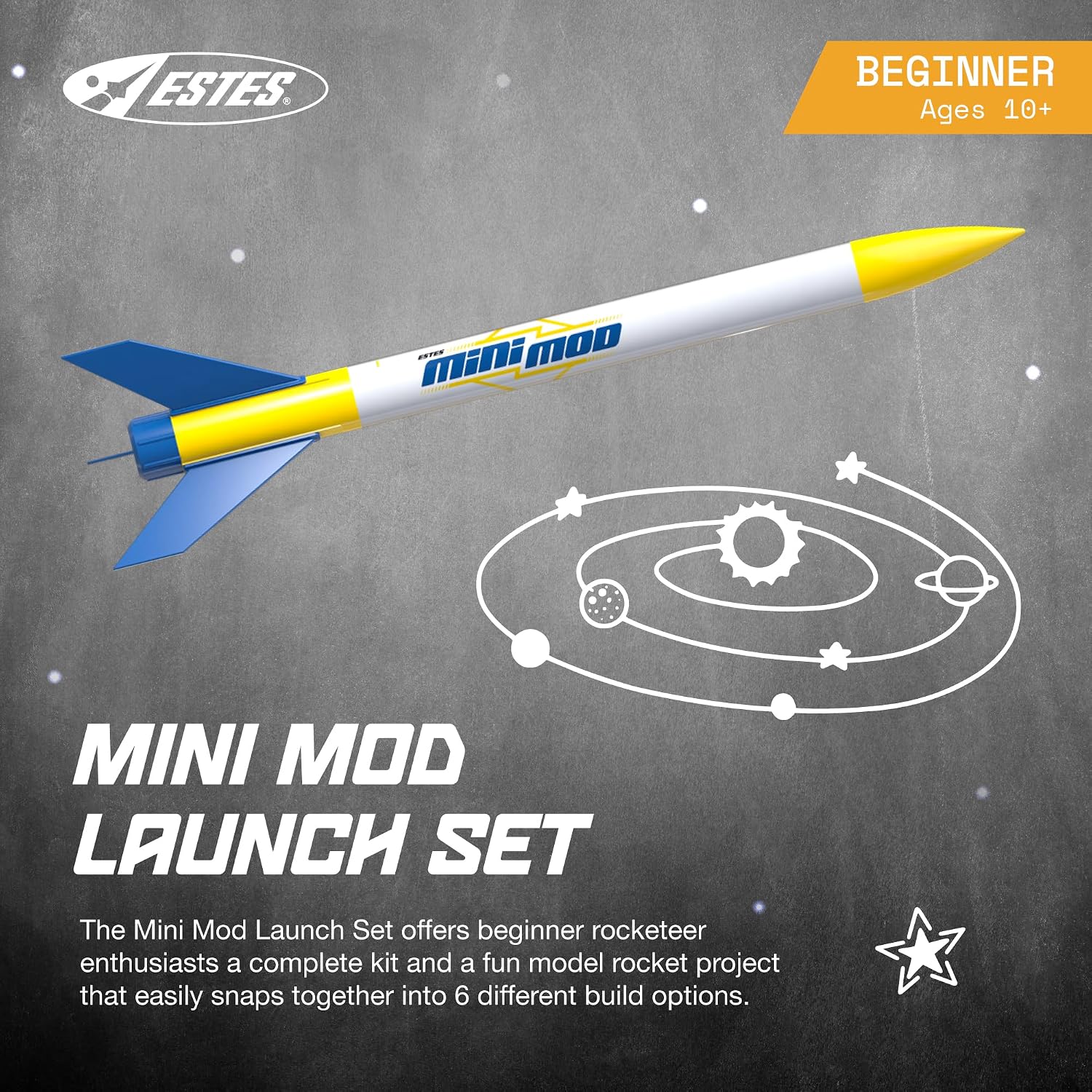 3241 Mini Mod Beginner Model-Rocket Kit