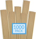 1000 Pack Paper Straws (Kraft Brown) | Paper Straws for Drinking