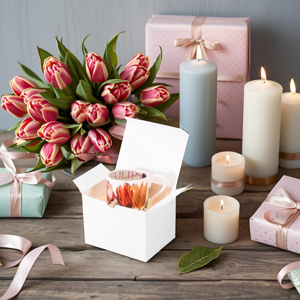 10 Pack 6x4.5x4.5 Inch Small Deep Gift Boxes with Lids