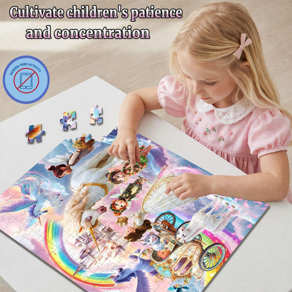 Puzzles for Kids Ages 6-8 8-10 Year Old, 200 Piece Jigsaw Puzzle for Adults Toddler Children Learning Educational