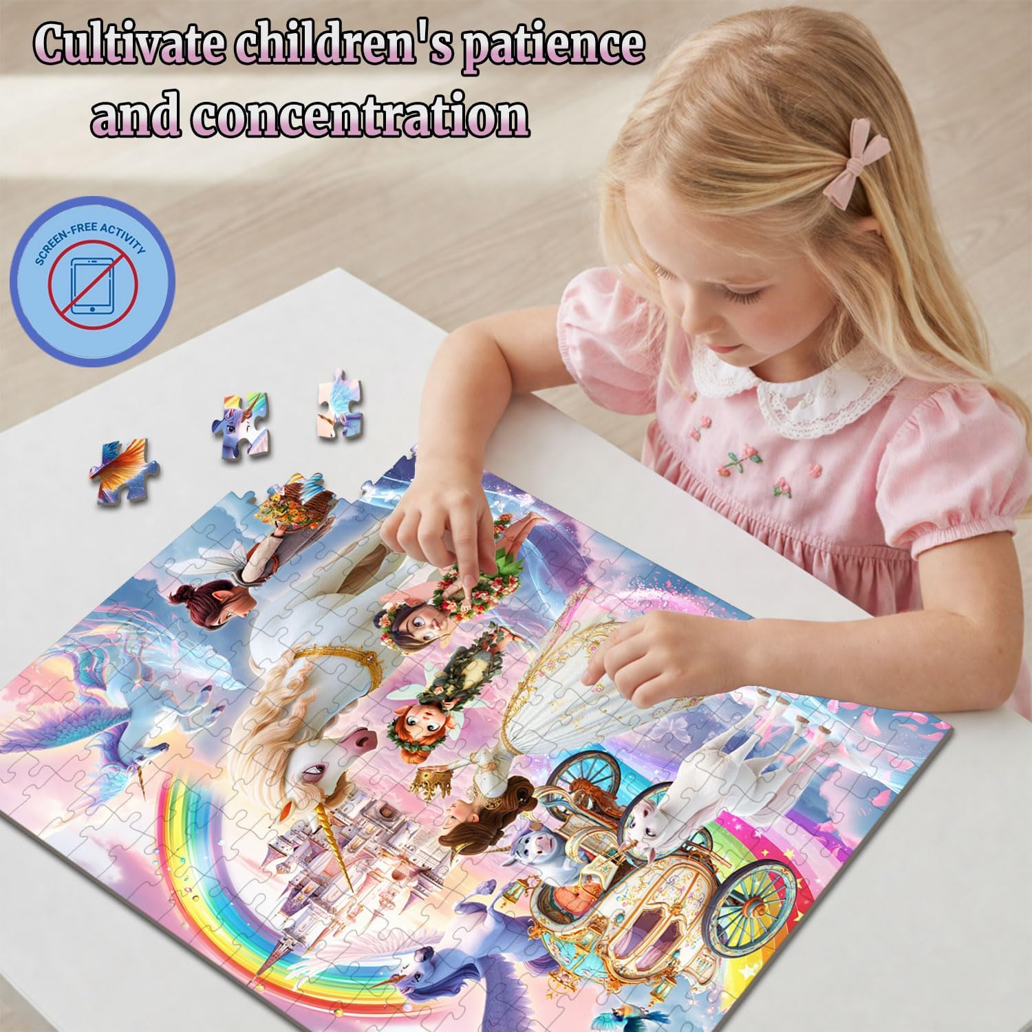Puzzles for Kids Ages 6-8 8-10 Year Old, 200 Piece Jigsaw Puzzle for Adults Toddler Children Learning Educational