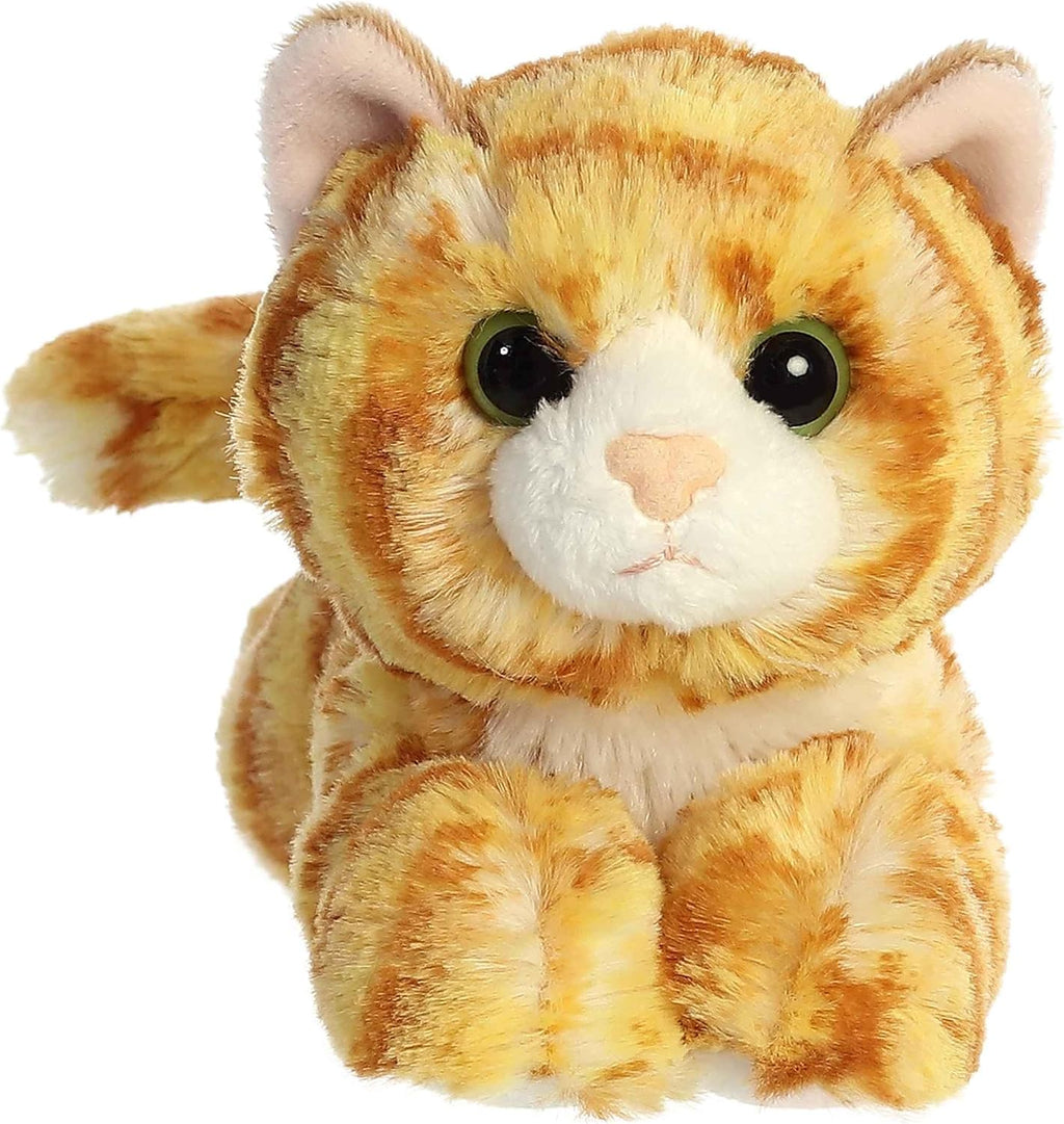 Adorable Mini Flopsie Ginger Cat Stuffed Animal - Mini Companions Ready for Playful Adventures - for Kids All Ages