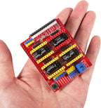 ACEIRMC 3D Printer CNC Shield V3 Engraver Expansion Board with 4X A4988 Driver Module and 4 x Radiator (Kits)