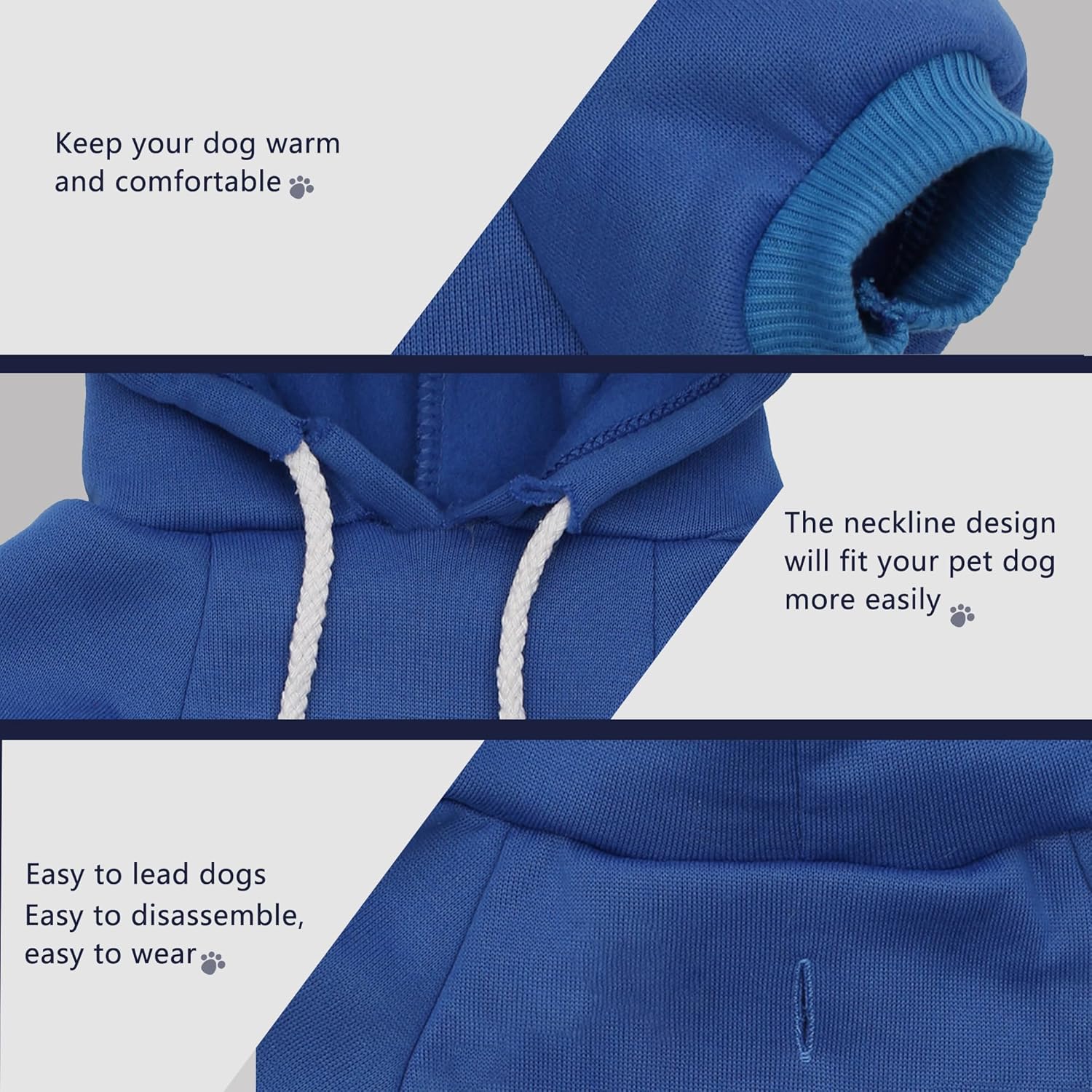 Blue Chihuahua Dog Hoodie: Keep Your Pup Warm and Stylish with a 'The Dog Face' Printed Sweatshirt Pet Clothes, and