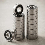 22pcs 608 2RS Ball Bearings - 608-RS Bearing Steel Double Rubber Sealed Miniature Deep Groove Ball Bearings (8mm x 22mm x 7mm)