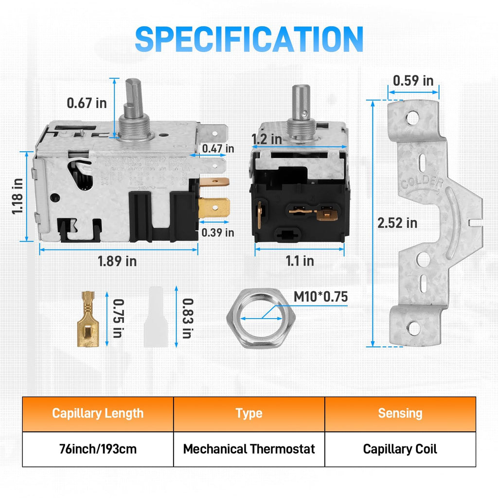 Sejaede 800366 Temperature Control Kit Compatible with True Refrigeration
