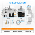 Sejaede 800366 Temperature Control Kit Compatible with True Refrigeration