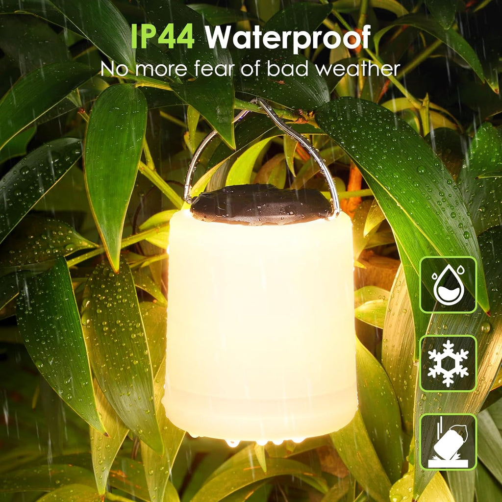 LED Camping Lantern, Rechargeable Camping Light, 4 Modes Outdoor Flashlights Lanterns with 1000LM, Water Resistant