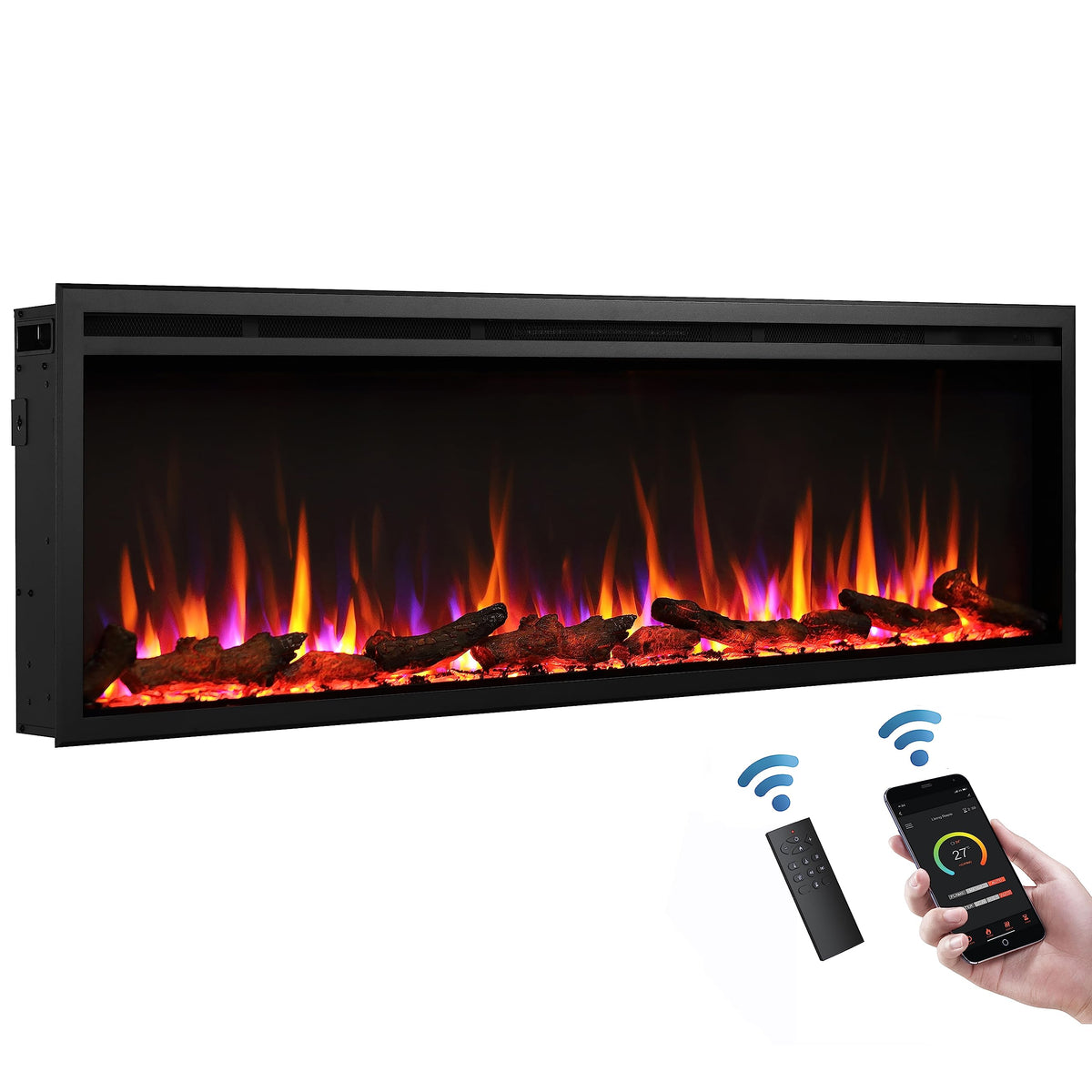 LegendFlame Austin Build in Electric Fireplace 60"