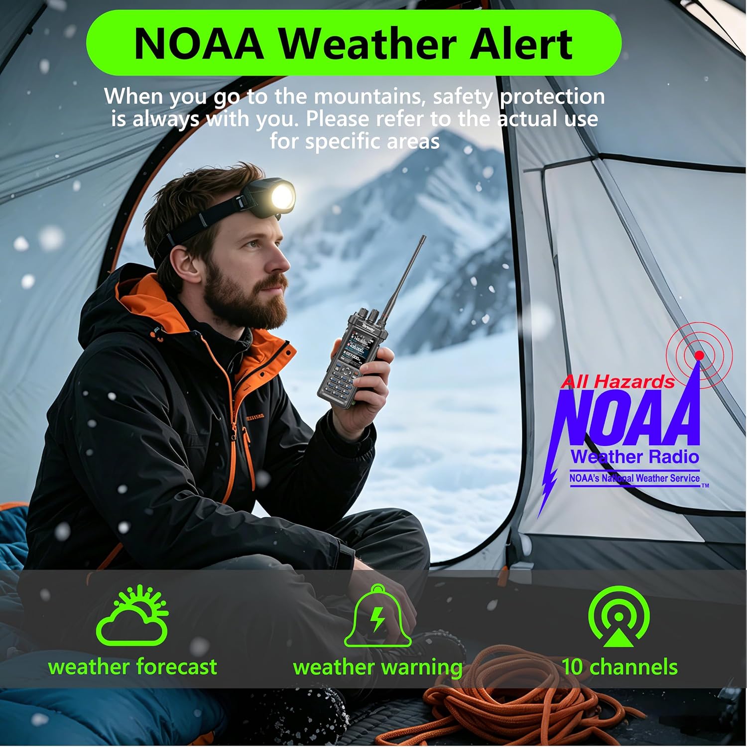 TP-900 Pro 10W Handheld Ham Radio with GPS, APRS, NOAA Two Way Radio | Long Range Walkie Talkie with AM/FM/SW/MW/LW