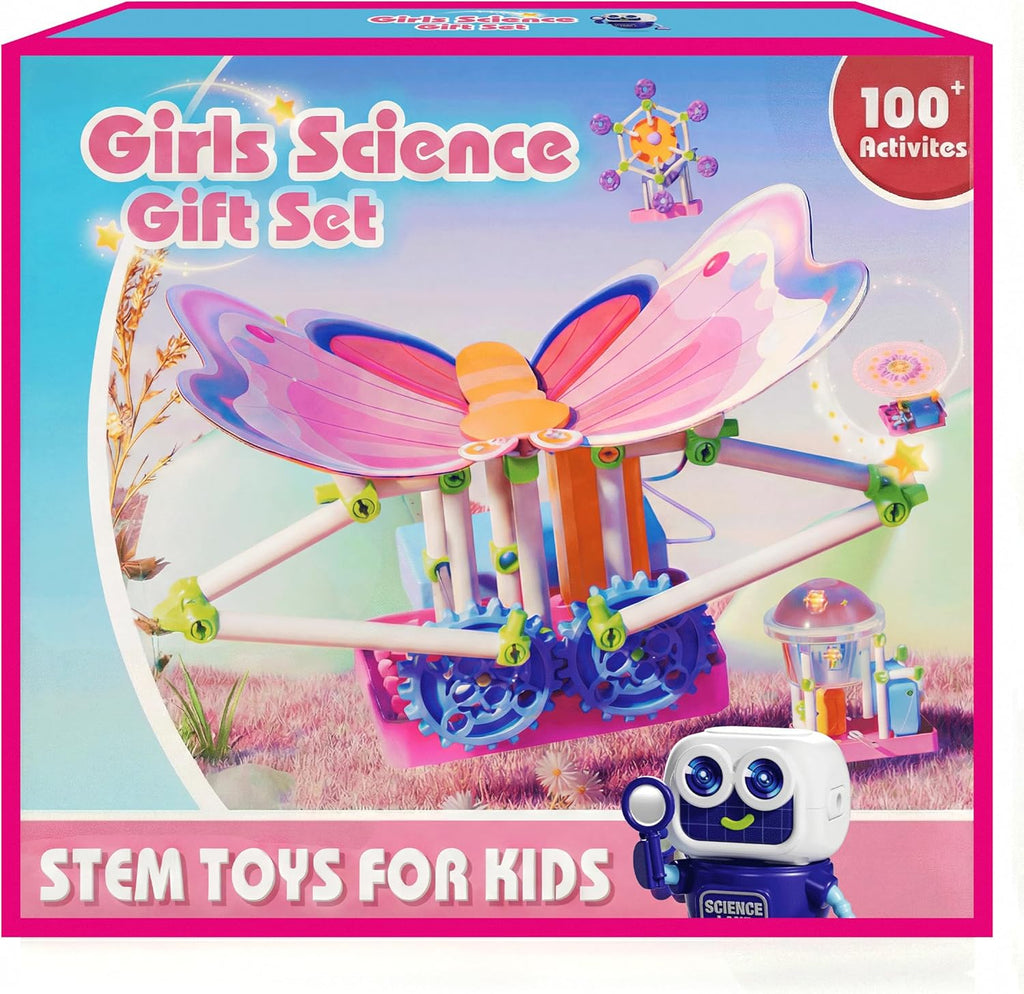 Science Kit for Girls 100+ Experiments, STEM Toys | Educational Projects, Fun Experiments, Step-by-Step Instructions