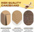100 Pack12x12 Inch Corrugated Cardboard Sheets, 2mm Thick Flat Cardboard