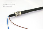 PilotLights Gooseneck Panel Light, Map Light, Post Light - White LED, 18" Length, 12VDC On/Off Switch