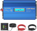 1500Watt Pure Sine Wave Inverter 12V DC to 110V 120V AC Power Inverter | Remote Control LCD Display and 2x2.4A USB