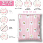 Shipping Bags Cute Pink Small Biz Packaging Poly Mailers